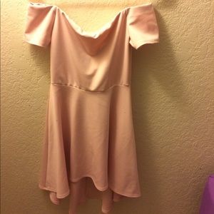 off the shoulder dress